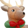Gemmy 10.5-FT Pre-Lit LED Giant-Sized Fuzzy Standing Reindeer Christmas Inflatable