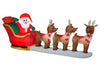 Home Accents Holiday 12F Giant-Sized LED Santa's Sleigh Scene Inflatable