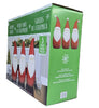 3-Piece Tabletop Ceramic Santa Christmas Decoration