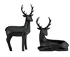 2-Piece Resin Origami Table Top Deer Set Holiday Decor