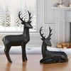 2-Piece Resin Origami Table Top Deer Set Holiday Decor
