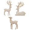 5-Piece Deer Family with Trees Tabletop Holiday Decoration