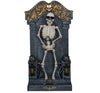 Halloween 3ft Animated Skeleton Tombstone with Music and LED Lights