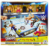 Mattel WWE Knuckle Crunchers Mini Mayhem Ring Bundle Playset with 4 Characters