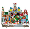 15-inch Animated Holiday Village with Lights and Music