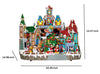 15-inch Animated Holiday Village with Lights and Music
