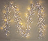 GE StayBright 100LED Glitter Gem Garland 9FT Warm White/White Wire