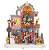 Disney 16-inch Animated Holiday Toy Shop with Holiday Music