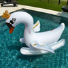 Novelty Swan Inflatable Ride-On Pool Float 63in X 52in X 47in