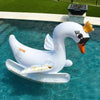 Novelty Swan Inflatable Ride-On Pool Float 63in X 52in X 47in