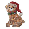 Holiday Living 18-inch Rattan Bear Free Standing Christmas Decoration