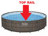 Replacement Top Rail for Bestway Power Steel 18FT X 48IN Round Swimming Pool