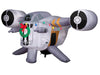 Gemmy 8FT Mandalorian Razor Crest Vehicle Christmas Inflatable