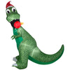 Holiday Time 8.5ft Tall T-Rex with Ornament Christmas Inflatable