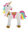 Home Accents Holiday 7FT Color Changing LED Unicorn Holiday Inflatable