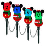 Disney Mickey and Minnie Colormorphing LED Pathway Stakes Multicolor 4-Pack