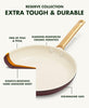 GreenPan Padova Hard Anodized Nonstick Ceramic 10in & 12in Frying Pan Skillet Set Burgundy