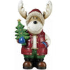 26-inch Moose with Christmas Tree with LED Lights Timer On and Off