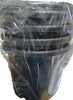 Yopikuu 8 inch Large Planter Pots Dark Grey 4 Pack