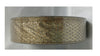 Christmas Premium Wired Edged Ribbon Gold with Gold Diamond Shapes 1.5" x 50 Yards