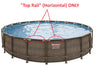 Replacement Top Rail for Coleman 24ft X 52in Power Steel Swimming Pool