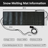 OLIFE Heated Snow Melting Mat (20" x 60" 120V) Melts Snow at a Rate of 3 in/hr
