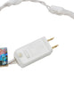 GE Energy Smart 150-Count Constant White Faceted LED Plug-In Icicle Lights