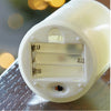 GE StayBright Flickering LED 3-piece Battery-Operated Ivory Pillar Candle Set