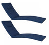Member's Mark Sunbrella 2-pack Chaise Lounge Replacement Cushions Indigo