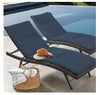 Member's Mark Sunbrella 2-pack Chaise Lounge Replacement Cushions Indigo