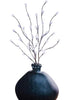 Evergreen LED Silver Posable Branches with 40 Pure White LED Bubble Lights