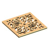 Newport Brass 233-407-034 4" Square Shower Drain Aged Brass