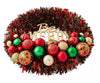 Member's Mark 24inch "Be Merry" Tinsel Wreath Red