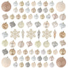 Member's Mark 76-Count Shatterproof Ornament Collection Neutral Luxe