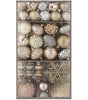 Member's Mark 76-Count Shatterproof Ornament Collection Neutral Luxe