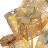 Member's Mark Pre-Lit Metallic Twinkling Giftbox Tree Tower with LED Lights