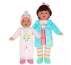 Sweet Sisters Pajama Party 13in & 16in Vinyl Dolls and Accessories Dark Brown Hair