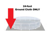 Replacement Ground Cloth for 24-foot Easy Set And Round Frame Pool