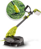 Sun Joe 10" 24V Cordless Lightweight Stringless Grass Trimmer Kit