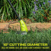 Sun Joe 10" 24V Cordless Lightweight Stringless Grass Trimmer Kit