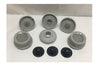 Intex Small Pool Strainer Connector Set 2 Inlets 1 Directional 3 Black Plugs