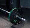 Tribe WOD Pound Bumper Plate 25 Pound Gym Weight Rubber and Steel