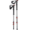 ALPTREK Pro Snowshoe Kit with Sawtooth Grip, Poles, Case Red/Large