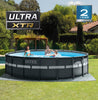 Intex 18ft X 52in Ultra XTR Pool Set with Sand Filter Pump, Ladder, Ground Cloth & Pool Cover