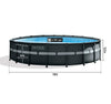 Intex 18ft X 52in Ultra XTR Pool Set with Sand Filter Pump, Ladder, Ground Cloth & Pool Cover