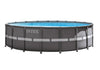 Intex 18ft X 52in Ultra Frame Pool Set with Sand Filter Pump, Ladder, Ground Cloth & Pool Cover