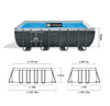 Intex 18ft X 9ft X 52in Ultra XTR Rectangular Pool Set with Sand Filter Pump