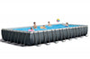 Intex Ultra 24ftX12ftX52in XTR Rectangular Metal Frame Swimming Pool Set w/Pump Filter