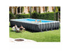 Intex Ultra 24ftX12ftX52in XTR Rectangular Metal Frame Swimming Pool Set w/Pump Filter