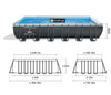 Intex 24' X 12' X 52" Ultra XTR Rectangular Metal Frame Swimming Pool Set w/Pump Filter